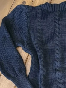 Women's Long Sleeve Blouse Braid Sweater Winter Fashion - 查看 2