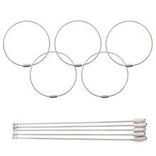 Pulseira de Corrente de Contas em Formato de Cobra de Aço Inoxidável, Fecho para Confecção de Pulseiras, Chaveiro, Adequado para Joalheria DIY, Corrente para Joalheria, Acessórios de Pulseira em Branco
