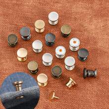 4pcs Non-Slip Metal Clips, Suitable For Pants Hem And Bucket Hat - Easy Install, Secure Fit, Multiple Colors, Pants Leg Bottom Clips Summer Cooling,Beach,Travel