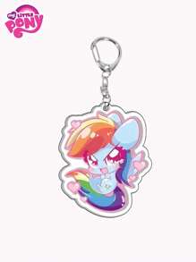 1 件装小马宝莉亚克力钥匙扣子月吊坠书包创意周边可爱促销