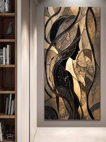 1pc Wall Arts Posters,Of Vintage Contemporary Frameless Abstract Canvas Wall Paintings And Art Prints, Suitable For Living Room, Bedroom, Bathroom Decoration, Frameless, Home Aesthetic Decoration, And Ideal Holiday Gifts