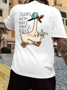 Men's Regular Fit Printed Short Sleeve T-Shirt, Fashion For Spring/Summer - Multicolor - View 1