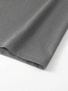 Camiseta de manga corta con cuello redondo y gráfico de toro, de verano, para hombres de talla grande, estilo urbano