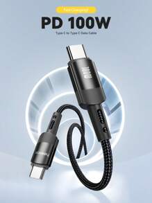 100W USB C To USB C Fast Charging Cable ,5A PD USB Type-C Fast Charging Cord Compatible With IPhone 16 15 15 Pro/15 Pro Max Pro/Air IPad Pro Mini 6 Sam.Sung S23 S22 Z-Flip Pixel(Black) Compatible With IPhone 16, 16 Pro Max, 15, 15 Plus, 15 Pro, 15 Pro Max,Compatible With Xiaomi, Compatible With OnePlus Type C Aluminum Alloy Nan