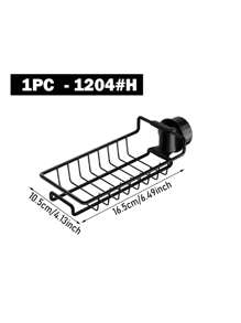 1/2pcs Faucet Stand With Sponge Holder, Soap And Brush Tray - Height And Direction Adjustable, Perfect For Bathroom And Shower Storage Of Towels And Shampoo, Bathroom Accessories - Multicolor - View 14