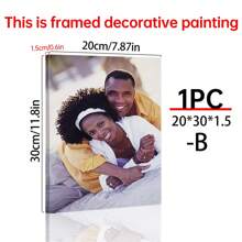 单幅装裱海报，个性化情侣墙饰，情侣周年纪念日、生日、婚礼、情人节、家庭、家居装饰、房间装饰、定制海报、帆布墙饰、定制海报、海报、房间装饰。可选画框，定制墙饰，复古风格，圣诞装饰，乔迁之喜。 - Framed - 查看 14