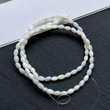 1 Peça de Contas de Pérola de Semente Bege em Forma de Pinguim Marinho, Contas de Pérola de Semente Multicolorida, 3*5mm, Adequada para Fazer Pulseiras e Colares Femininos, Adequada para Acessórios Feitos à Mão DIY