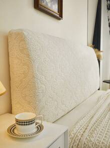 1 pieza Nueva Funda de cabecera de Jacquard, unicolor, alta elasticidad, evita daños de mascotas, suave y amigable con la piel, antideslizante y antipolvo conveniente, lavable a máquina, adecuado para todas las estaciones y ocasiones