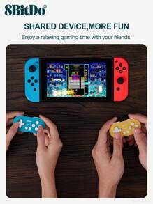 Mandos inalámbricos 8BitDo de tamaño mini, compatibles con , 2 Switch, Android, Windows 10/11, Steam, Raspberry Pi. Modo teclado para Anki, Procreate, MacOS. Modo de juego de 8 horas. Colores: azul, amarillo y rosa. - Amarillo - Ver 6