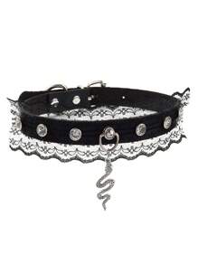 1 chiếc vòng cổ choker đính đinh tán phong cách Punk Goth, chủ đề gợi cảm nóng bỏng dành cho phụ nữ, thích hợp để đeo hàng ngày, tiệc tùng, lễ hội, sinh nhật, lễ kỷ niệm ngày lễ tình nhân, quà tặng sáng tạo - Nhiều màu - Xem 20