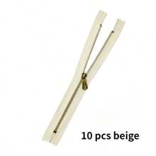 10 件 #3 金属短拉链，仿青铜钛合金，包袋/皮革制品制作 DIY 缝纫工具 - 3#金屬拉鍊 - 查看 19