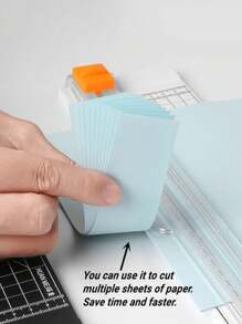 1 Máy cắt thủ công cầm tay, có chức năng bảo vệ an toàn tự động, thích hợp để cắt ảnh thần tượng, thay đổi kích thước, làm sổ lưu niệm, phiếu giảm giá, nhãn và thiệp - Nhiều màu - Xem 10