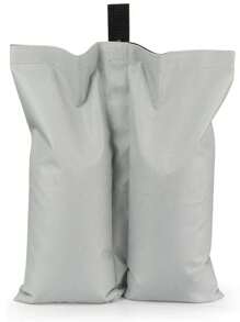 1pc Heavy Duty Oxford Tent Weight Bag - Outdoor Camping Sun Shade Canopy Sand Bag Stake, Black, Patio Gazebo Weight, Canopy Weight Bag, Heavy-Duty Sandbag, Upright Tent Canopy Leg Weight, Garden Gazebo, Umbrellas, Trampoline Leg Weights, Suitable For Instant Outdoor Sun Shade Shelters, Outdoor Accessories, Camping Accessories