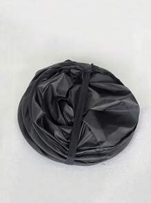 1pc Foldable Trash Can, Outdoor Camping Garden Picnic Hiking Large Capacity Portable Car Garbage Bin Travel Storage Organizer - Multicolor - View 9