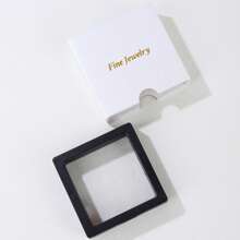1 Pair 925 Silver Square & Round Blue Sapphire Geometric Letter French Style Simple Letter Stud Earrings For Women