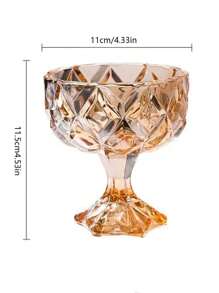 高杯冷饮冰淇淋杯玻璃甜点碗、奶昔奶酪水果布丁零食碗