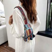 1pc New Western Asian Women's Shoulder Bag Fashion Crossbody Bag Chest Bag Handbag