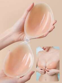 Cánh hoa ngực silicon dày chống thấm nước dành cho nữ dùng để nâng ngực nhỏ và đẩy vào, đặc biệt dùng cho chụp ảnh cưới - Màu be - Xem 1
