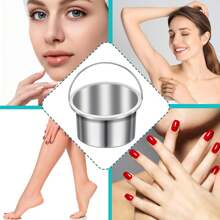 400ml Aluminum Inner Pot For Waxing Machine, Body Hair Removal Wax Pot Container, Durable With Good Heat Conductivity - Silver - View 8