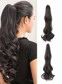 Claw Clip Ponytail Extension Clip In Wavy Ponytail Hair Extensions 24 Inch Long Pony Tails For Women Extensions Wave Hairpiece - Multicolor - View 13