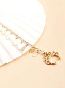 1 pièce PC Goutte d'eau Glands, Clous de nez sans perforation, Boucles d'oreilles mignonnes et cool, Anneaux de nez percés, Boucles d'oreilles intégrées en métal créatif, Accessoires de mode de mariée, Boucles d'oreilles de chaîne de nez de style bohème indien, Anneaux de nez, Boucles d'oreilles pendantes non percées