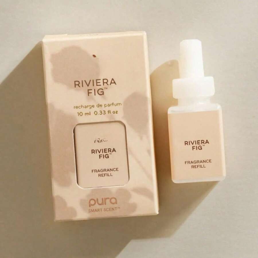Diffuser Refills – Bundle Of 2 Pura Refills – For Use In Scent Diffusers For Home – Home Fragrance Products – Scented With Blood Orange, Peach & Fig (Riviera Fig, Pack Of 2)