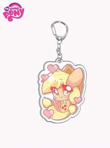 1 件装小马宝莉亚克力钥匙扣子月吊坠书包创意周边可爱促销