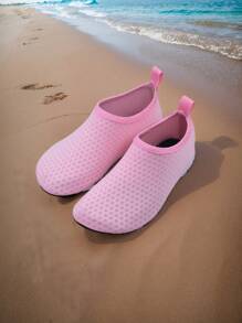 1 paire de chaussures de yoga/danse pour filles mignons avec motif animal de dessin animé, respirantes et confortables, antidérapantes, pour l'extérieur et la plage