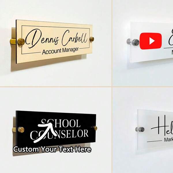 Placa personalizada de decoración, apta para paredes del hogar y la oficina, nueva decoración para el lugar de trabajo, regalo para Eid, presente de inauguración de casa, aplicable para la entrada, paredes