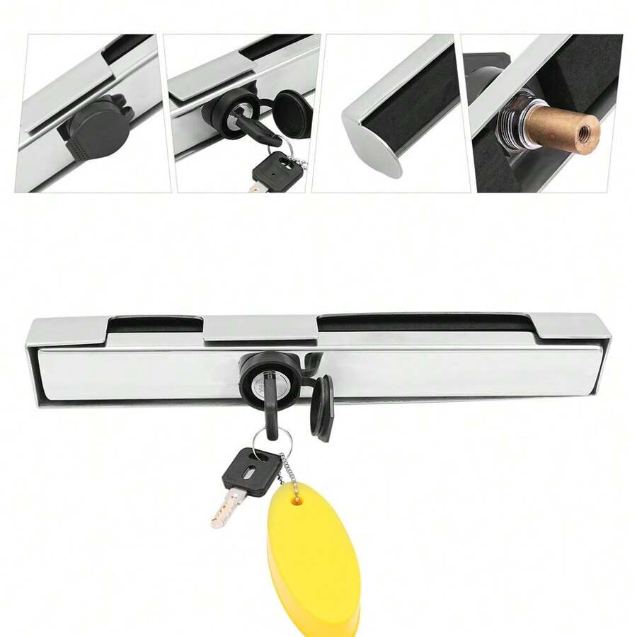 Outboard Motor Lock Stainless Steel Boat Outboard Motor Engine Lock 304mm W Keys - 1 - View 1