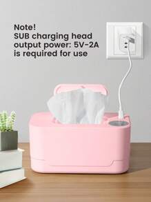1. Công suất đầu ra USB: 5V-2A, Chỉ phù hợp với máy hâm khăn ướt 10W, điều chỉnh nhiệt độ 3 mức 55-65 độ, máy hâm và phân phối khăn ướt giữ nhiệt, máy hâm khăn ướt di động, máy hâm khăn ướt cho trẻ em, máy hâm khăn ướt giữ ẩm ở nhiệt độ ổn định, máy hâm khăn ướt cách nhiệt di động. - Máy làm ấm khăn ướt - Xem 12