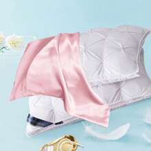 Queen Pillow 2-Piece Set, Queen 2-Piece Pillow, Suitable For Side Sleeping, Abdomen And Back Sleeping, Fluffy Down Instead Of Microfiber Filled Pillowsmother Day Gift - 白色 - 查看 5