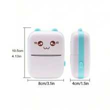 Mini Túi Hình dán Máy in , Hình chụp Máy in , Di động không dây Hình ảnh Máy in , Cầm tay Điện thoại Máy in - Màu xanh lam - Xem 4