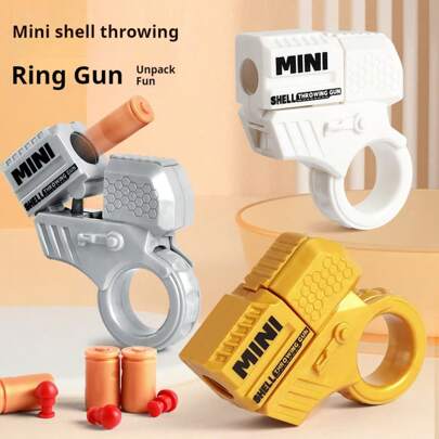 1 套秘密特工戒指 - 减压玩具 - 旋转环玩具 - 逼真 - 可发射玩具 - 生日礼物 - 复活节礼物 - 完美礼物 - 礼品 - 玩具 - 复活节