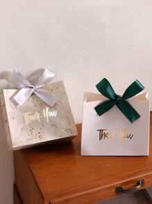 5 Pieces Of Marble Candy Box Gift With A Variety Of Colors Of Ribbon To Choose From, Small And Practical, Suitable For All Kinds Of Holiday Parties - Multicolor - View 9