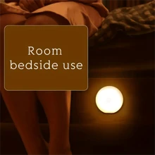 1 件/3 件/6 件 LED 可充电迷你夜灯，壁挂式床头灯，可调亮度和色温，磁性橱柜照明，适用于汽车、卧室、婴儿房、浴室、衣柜、厨房（250mAh） - 白色 - 查看 7