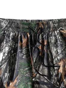 3pcs Men's Casual Cargo Shorts, Breathable Loose Fit Summer Outdoor Multi-Pocket 5 Inch Inseam Shorts - Grey - View 4