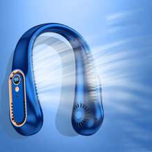 Lairen Neck Hanging Fan, Portable Bladeless Neck Hanging Fan With 5 Adjustable Speeds, LED Display, Suitable For Students, Office, Outdoor Work, Travel, Perfect Gift