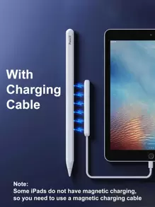 2nd Generation Apple Pencil Compatible With IPad, Supports Magnetic Wireless Charging, Anti-Mistouch Function, Compatible With 2018-2022 Compatible With IPad, Compatible With IPad Air 5/4, Compatible With IPad Mini 6, And Compatible With IPad Pro 11/12.9 Inch Models - White - View 5