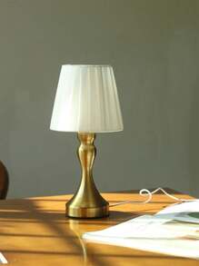 铝合金装饰USB台灯卧室床头书房民宿LED小夜灯布艺铁艺卧室氛围床头灯创意台灯床头柜装饰无级调光