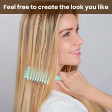 2025 新款 1 件装卷发造型刷、卷发刷、干湿顺发刷、塑造和造型卷发的必备工具，打造完美卷发 母亲节鲜花、送给妈妈的个性化礼物、最后一分钟的礼物、母亲节创意、母亲节礼物、送给妈妈的手工卡片、50 美元以下的最佳母亲节礼物 - 彩色 - 查看 5