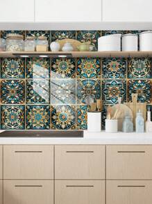 10 piezas de papel tapiz decorativo para el hogar, adhesivos de pared de mosaico creativos DIY autoadhesivos, antiadherentes y antiensuciamiento para cocina, baño, sala de estar, dormitorio y fondo de pared de TV para embellecer el espacio