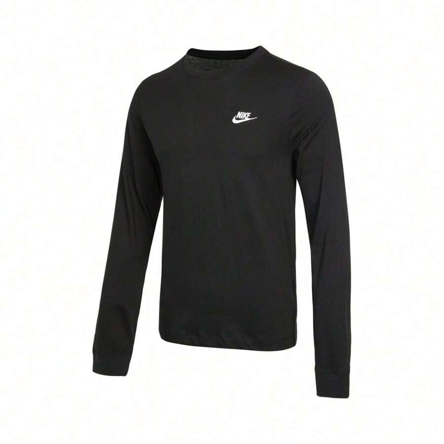 Nike 男士运动 T 恤 AS M NSW CLUB TEE - LSTAR5194-010 - 黑色 - 查看 1