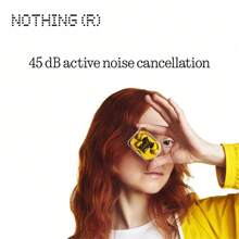 Nothing Ear (A) Yellow Bluetooth Earbuds, Signature Nothing Design, 45 DB Active Noise Cancellation, Powerful Dynamic 11 Mm Driver, Next-Level Sound With LDAC, Bass Enhance Algorithm, Up To 42.5 Hours Of Listening Time