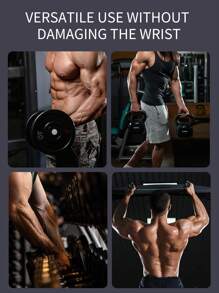 1pc Polyester Fitness Wrist Wrap Riding Gloves For Women, Yoga, Kettlebell Training, Gymnastics, Cycling, Anti-Slip & Callus Preventing Sports Half Finger Gloves - Multicolor - View 6