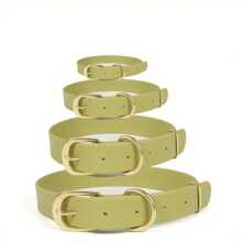 防水狗项圈，可调节狗项圈，易于清洁的橡胶狗项圈，带快速释放扣，适合小型、中型或大型犬