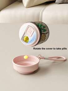 3pcs Portable Sealed Pill Organizer Box, Random Color - Multicolor - View 5