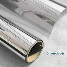 1 Roll Premium Heat Control Window Film For Home & Office - UV Blocking, Privacy Protection, Anti-Glare, Self Adhesive, Easy Install - Frosted Decorative Film For Bathroom, Living Room, Glass Doors