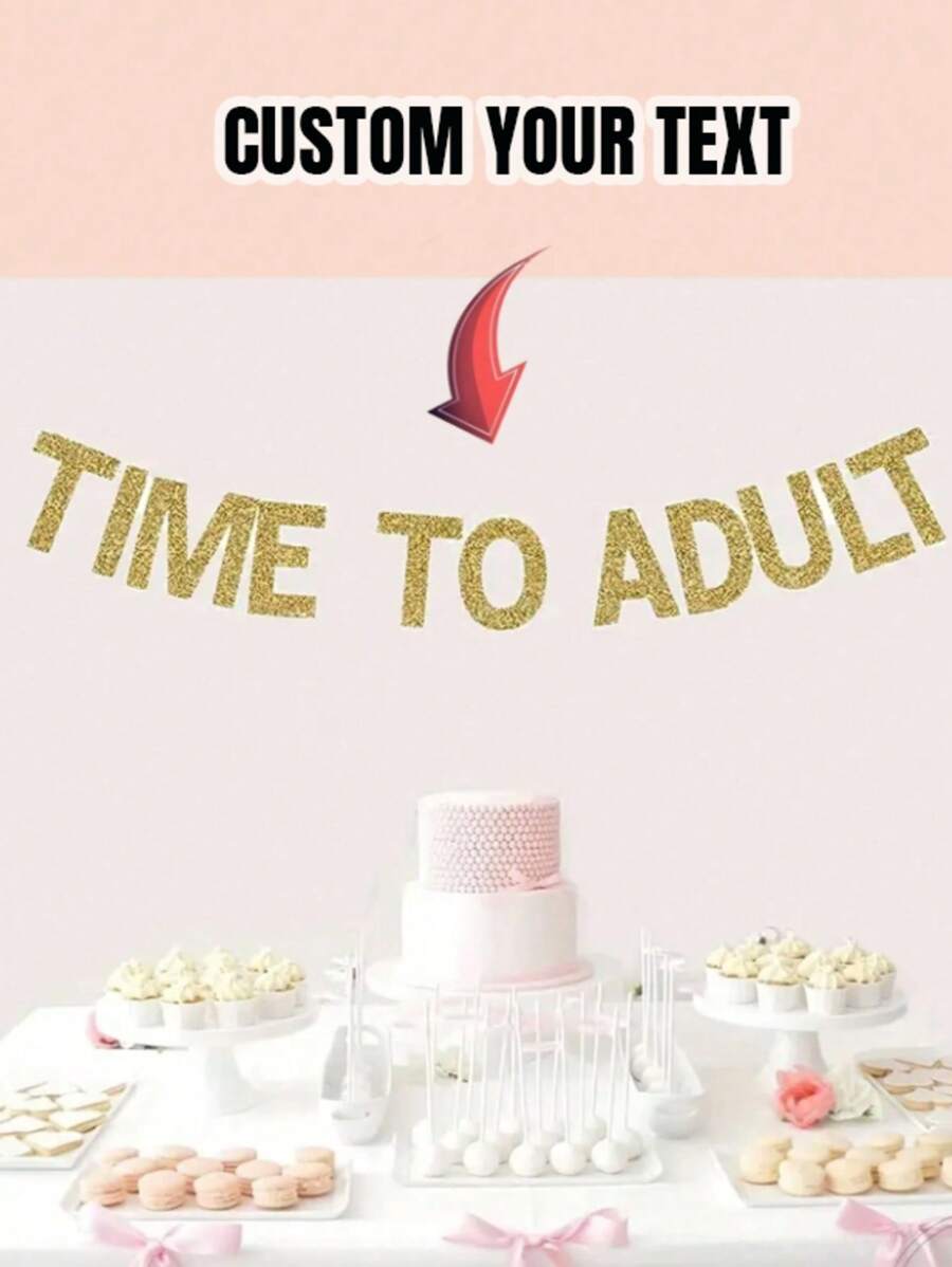 1pc Custom Personalized Banner, Party Decoration, Design Your Own Banner, Birthday Banner, Party Banner, Wedding Banner, Birthday Decorated Beautiful, Modern, Cute, Fashion Customized, Personalized, Unique Ideal Gift For Boyfriend, Girlfriend, Dad, Mom, Family, Friends Anniversary, Valentine's Day, Mother's Day, Father's Day, Graduation, Wedding, For Housewarming Dining Room, Living Room, Bedroom, Office, Tea Room, Family, Christmas,Multi-Functional, Anti-Mold,Ornamental,Exquisite,Stylish,High-Quality,Adorable,Modern,Custom,Unique,Personalized,Ideal Gifts For Him,Ideal Gifts For Her,Her,Boyfriend,Girlfriend,Dad,Mom,Family,Friends,Son,Daughter,Kids,For Anniversaries,For Birthdays,For Housewarming,For Graduation,Kitchen,Dining Room,Bedroom,Office,Living Room,Home,Garden,Tea Room,Wedding Essentials,Customized Banners & Pennants,Warm Ambience