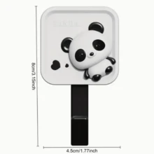 时尚粘性可爱熊猫挂钩：用于毛巾和衣服的壁挂式浴室配件